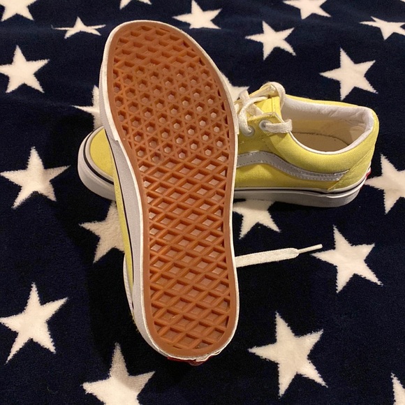 Vans unisex yellow mens size 4 OR Women’s 5.5 - Picture 5 of 6
